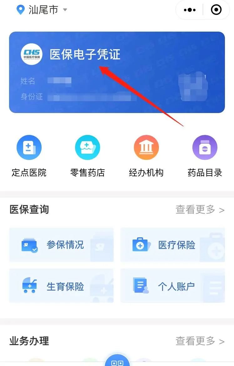 汕尾城镇职工医保个人账户情况及缴费情况查询（粤医保）