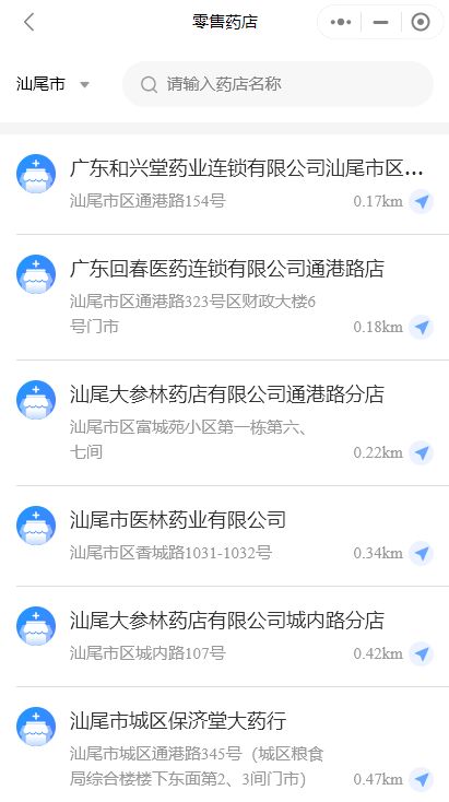 汕尾居民医保定点药店在哪看？